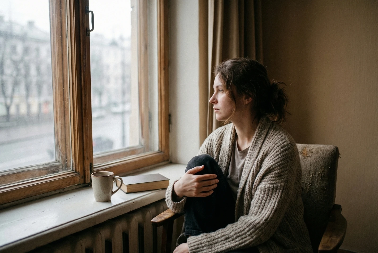 Cicha chwila przy oknie